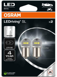 OSRAM LEDriving SL R10W hideg fehér LED izzó, BA15s foglalattal, ≙ R10W, jelzőlámpákhoz és irányjelzőkhöz, 5008DWP-2BL, 2db/bliszter (5008DWP-2BL)