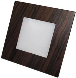 EMITHOR Süllyesztett LED lépcsővilágító 1 W LED modul, hidegfehér, sötét fa - Step Light Emithor 48306 (48306)