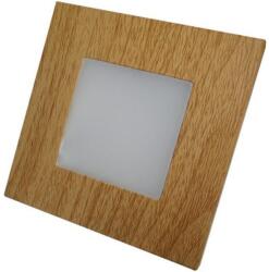 EMITHOR Süllyesztett LED lépcsővilágító 1 W LED modul, hidegfehér, világos fa - Step Light Emithor 48307 (48307)