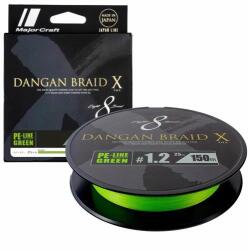 Major Craft DANGAN BRAID X 8X 150m #0.6 12lb Fluo Green (DBX8-150/0.6GR) - plazaweb