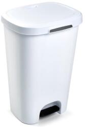 Plastic Forte pedálos szemetes, fehér, 50 l (135300150)