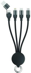 2GO 797363 USB / Type C-All in One, 15cm, Negru (797363)