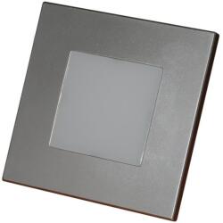 EMITHOR Süllyesztett LED lépcsővilágító 1 W LED modul, hidegfehér, ezüst (Step Light) (48302)