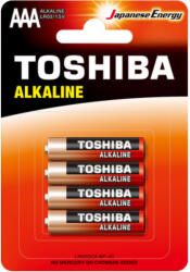 Toshiba elem LR03GCA BP-4C Alkaline AAA tartós, 1, 5V (4db/csomag)