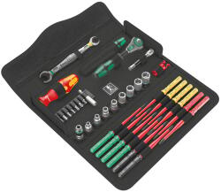 Wera Set VDE WERA Kraftform Kompakt W2 Mentenanta cu husa transport 35 piese pentru electricieni, tablouri electrice si automatizari industriale 05135870001 (WR05135870001) Surubelnita