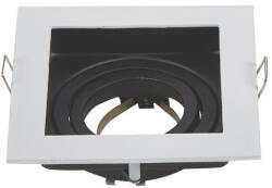 OPTONICA Beépíthető spot keret, négyzetes, GU10-es foglalat, fekete / MAX 35W/ IP20 / OT2014 (2014)