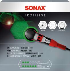 SONAX Schaumpad Medium 160 Zöld Csiszoló Szivacs