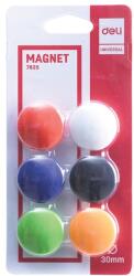 DELI 30mm 6db többszínű táblamágnes DEL07825 (DEL07825)
