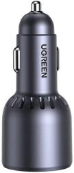 UGREEN EC703 Autós töltő USB + 2x USB-C 75W fekete (35024)