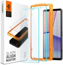 Spigen ALM FC képernyővédő üveg 2db (2.5D, extra karcálló, 9H, ultravékony, színkiemelés) ÁTLÁTSZÓ AGL06430 (AGL06430)