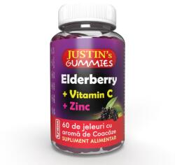 Justin Pharma Elderberry + Vitamin C + Zinc, 60 Jeleuri, Justin Pharma