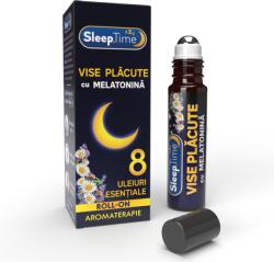 Justin Pharma Roll-on aromaterapie SleepTime Vise Placute cu melatonina, 10 ml, Justin Pharma
