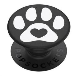 Popsockets telefontartó készülékre ragasztható, tappancs, FEKETE/FEHÉR 805579 (805579)