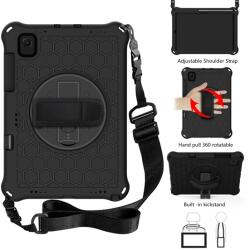 Gigapack Samsung Tab S6 Lite 10.4 LTE GIGAPACK Defender szilikon telefonvédő ütésállóság, vállpánt, FEKETE GP-101526 (GP-101526)