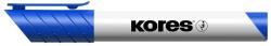 Kores Tábla- és flipchart marker, 3 mm, kúpos, KORES "K-Marker XW1", kék 20833 (20833)
