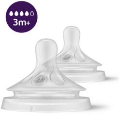 Philips Avent SCY964/02 Natural Response közepes átfolyású etetőcumi 3 hó+ (2 db) (985136)