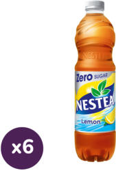 NESTEA Ice Tea ZERO citrom ízű üdítőital (6x1, 5 liter) - pelenka