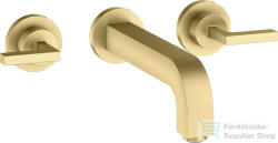 Hansgrohe AXOR Citterio falsík alatti mosdó csaptelep 22, 2 cm-es kifolyóval, szálcsiszolt sárgaréz hatású 39147950 (39147950)