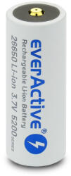 everActive 26650 3, 7V 5200mAh li-ion akkumulátor microUSB bemenettel (EV26650-52M)