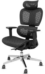 Prémium ergonomikus irodai szék, forgószék, fekete (T03) hálós