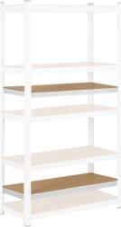 Salgóhoz 2db extra polc kerettel, 90x40cm, fehér