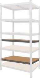 Salgóhoz 2db extra polc kerettel, 90x40cm, szürke