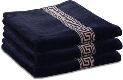  2x prosop GREEK 70x130 cm negru, 100% bumbac Prosop