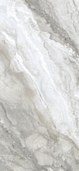 E-tile Lastra - Gresie portelanata XXL rectificata tip marmura Rialto Cenere, 120x260 cm, gri, finisaj lucios (4000000560234)