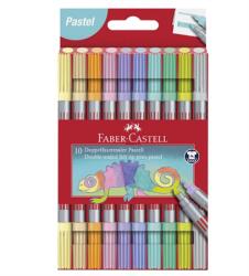 Faber-Castell Filc készlet 10db-os FABER Castell kétvégű Pasztell