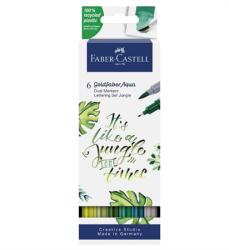 Faber-Castell Filc készlet 6db-os GOLDFABER kétvégű akvarell Dzsungel