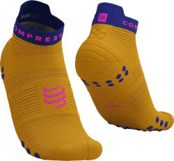 Compressport Sosete Compressport Pro Racing Socks v4.0 Run Low - Galben - T4