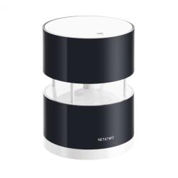  Legrand Netatmo NWA01-WW Netatmo okos szélérzékelő időjárás központhoz; torony kialakítás; szél sebességének erejét és irányát képes mérni; fekete / átlátszó színű; elemes; okos időjárás állomáshoz kö