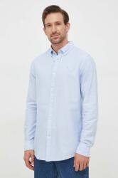 Barbour pamut ing Oxtown férfi, legombolt galléros, slim - kék XXL