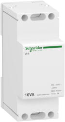 Schneider Electric , A9A15212, moduláris csengő transzformátor 16 VA, 230V/8-12V AC 50/60 Hz, ACTI9 (Schneider A9A15212) (A9A15212)