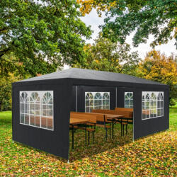 Jurhan NEAPOL rendezvénysátor, 3x6m, antracit Jurhan