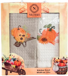 Kert és Otthon Őszi tökös konyharuha szett díszdobozban, 2 db-os, 40 x 60 cm (NIL067)