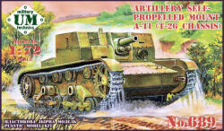 UniModels AT-1 Soviet artillery self-propelled gun, plastic tracks 1: 72 (UMT689-01)