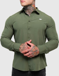 Iron Aesthetics Cămasă Stretch Iron Aesthetics Slim Stretch, verde: Verde L (P2729A15161)