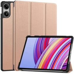 Gigapack Tok álló, bőr hatású (aktív FLIP, oldalra nyíló, TRIFOLD, asztali tartó) ROZÉARANY Xiaomi Redmi Pad Pro (GP-159640)