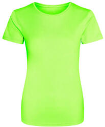 Just Cool JC005 környakas Női sport póló Just Cool, Electric Green-M (jc005eg-m)