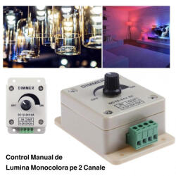 24LED Dimmer Manual Led Monocolor 12v-24v 8a