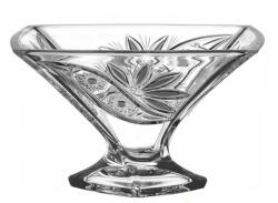 Black Crystal Liliom * Kristály Tál 22 cm (Cs17551)