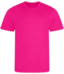 Just Cool JC001 környakas sport férfi póló Just Cool, Hyper Pink-S (jc001hyp-s)
