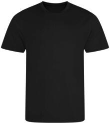 Just Cool JC001 környakas sport férfi póló Just Cool, Jet Black-4XL (jc001jbl-4xl)
