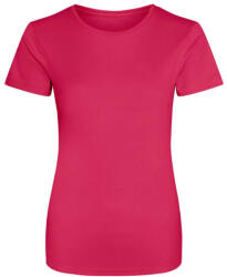 Just Cool JC005 környakas Női sport póló Just Cool, Hot Pink-L (jc005hpi-l)