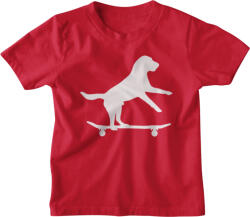  Gördeszkás Kutya - Gyerek Póló (310177)