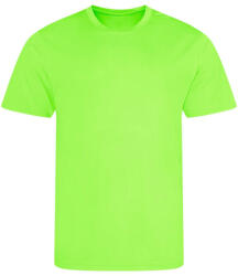 Just Cool JC001 környakas sport férfi póló Just Cool, Electric Green-M (jc001eg-m)