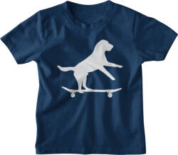  Gördeszkás Kutya - Gyerek Póló (gyepolo175)