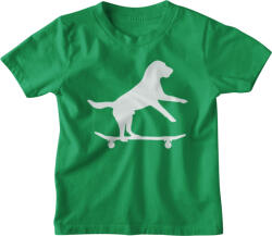  Gördeszkás Kutya - Gyerek Póló (193427)