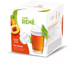 Café René Peach Tea - Őszibarackos Dolce Gusto kompatibilis teakapszula - 16 db